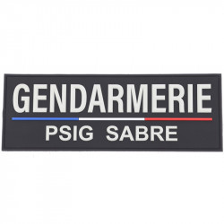 Bandes d'identification PVC PSIG SABRE Gendarmerie France