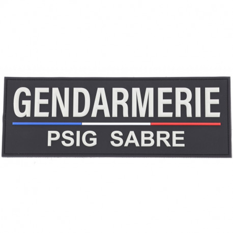 Bandes d'identification PVC PSIG SABRE Gendarmerie France