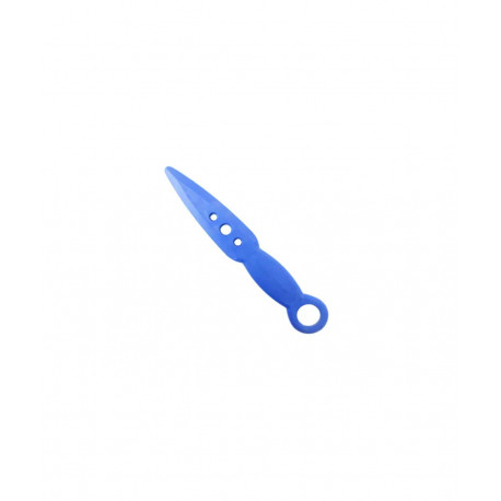 Couteau d'entrainement plastique bleu