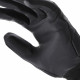 Gants de palpation en cuir noir