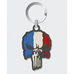 Porte-clés Punisher tricolore