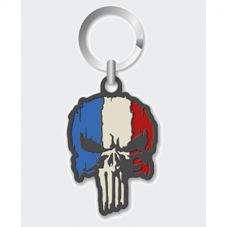 Porte-clés Punisher tricolore