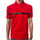 Polo rouge sécurité incendie fermeture zip