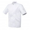 Veste de cuisine Manches courtes NERO blanche