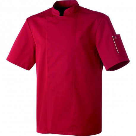 Veste de cuisine Manches courtes NERO bordeaux