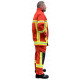 Veste d'intervention rouge Triple Trim niveau 2