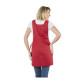 Tablier chasuble bordeaux