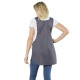 Tablier chasuble gris
