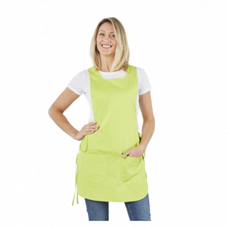 Tablier chasuble vert lime