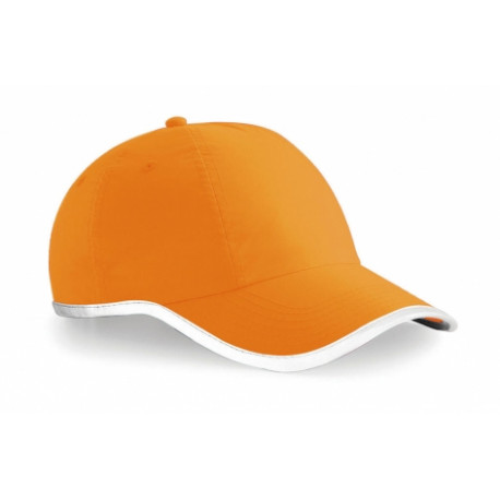 Casquette haute visibilité orange