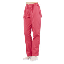 Pantalon Médical | Mixte fushia et Taille Élastiquée