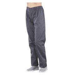 Pantalon Médical | Mixte gris et Taille Élastiquée