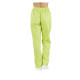 Pantalon Médical | Mixte vert lime et Taille Élastiquée