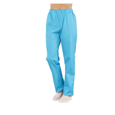 Pantalon Médical | Mixte turquoise et Taille Élastiquée