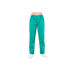 Pantalon Médical | Mixte vert et Taille Élastiquée