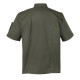 Veste de cuisine manches courtes NERO kaki
