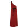 Tablier de boucher bordeaux
