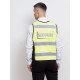Gilet haute visibilité jaune avec poches | Sécurité