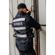 Gilet haute visibilité noir avec poches | Sécurité