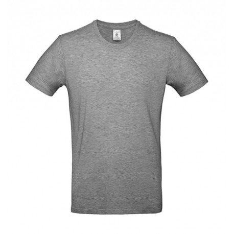 Tee-shirt coton 190g gris chiné