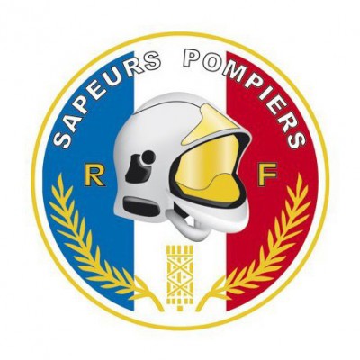 Autocollant rond | Sapeurs Pompiers