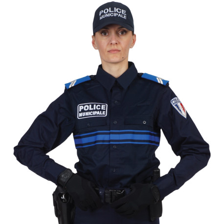 Chemise de service marine Police Municipale