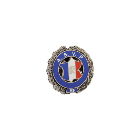 Médaille en métal pour porte carte | A.S.V.P.