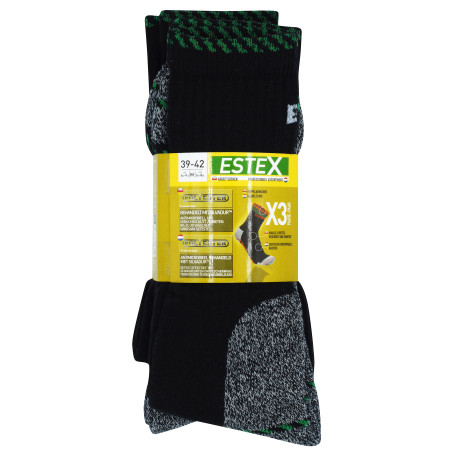 Lot de 3 paires de chaussettes de sécurité