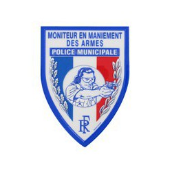 Ecusson Police Municipale | Moniteur en maniement des armes