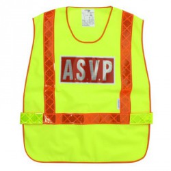 Chasuble jaune ASVP | Haute Visibilité