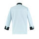 Veste de cuisine | Manches longues, Couleur Blanche, Liseré et Col Gris
