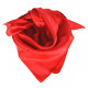 Foulard de service en soie rouge vif