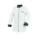 Veste Cuisine Blanche | Femme | Manches longues, Liseré et col gris