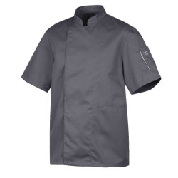 Veste de cuisine manches courtes NERO anthracite
