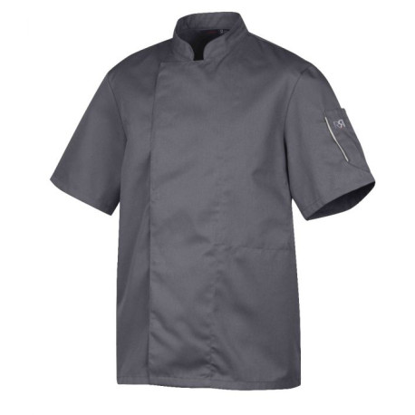 Veste de cuisine manches courtes NERO anthracite