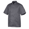 Veste de cuisine manches courtes NERO anthracite