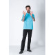 Veste de cuisine manches courtes NERO turquoise