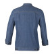 Veste de cuisine Femme manches longues en denim délavé