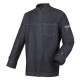 Veste de cuisine Homme manches longues en denim brut