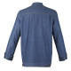 Veste de cuisine Homme manches longues en denim délavé