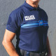 Polo Manches courtes Police Municipale | Cooldry marine