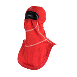 Cagoule filtrante d'intervention feu Pompiers rouge