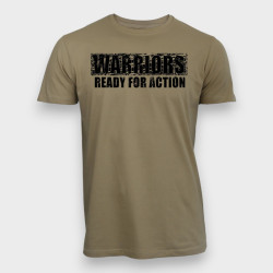 Tee-shirt coton coyote Warrios Military