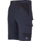Bermuda de travail en stretch CRUSHER marine/noir