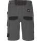 Bermuda de travail en stretch CRUSHER gris/noir