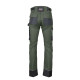 Pantalon de travail vert MEMORY avec poches genoux