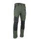 Pantalon de travail vert MEMORY avec poches genoux