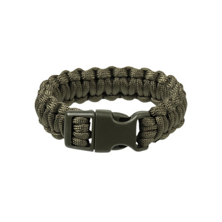 Bracelet de survie paracorde vert
