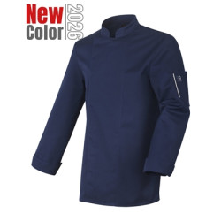 Veste de cuisine manches longues NERO marine