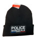 Bonnet noir Police Municipale avec liseré Bleu Blanc Rouge